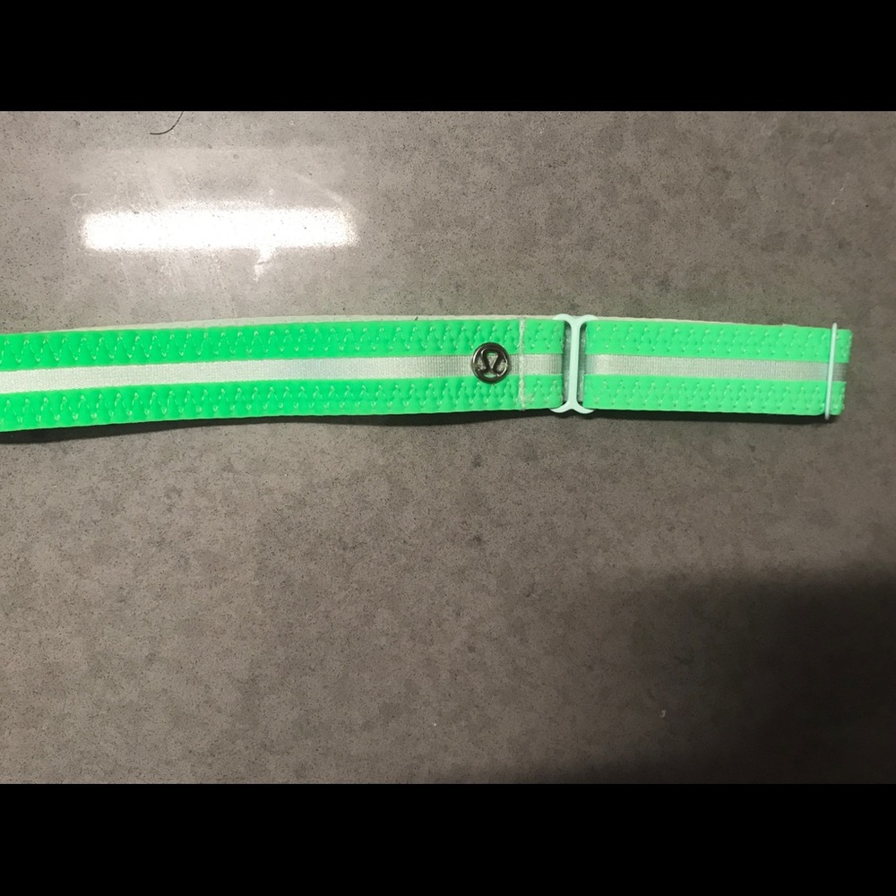 Lululemon neon headband, worn once